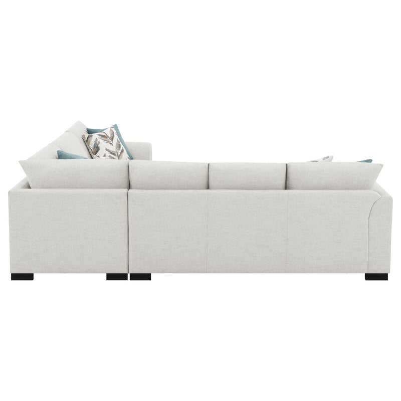Sofá Seccional Cama Tapizado en Chenilla Ashford Greige