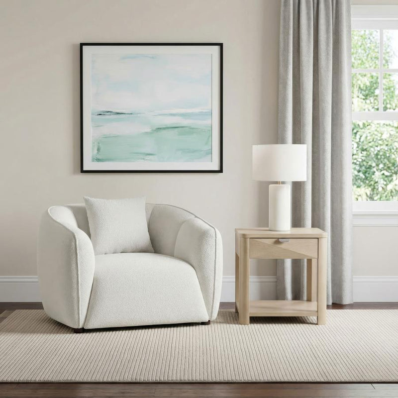 Aleisha Fabric Upholstered Accent Chair