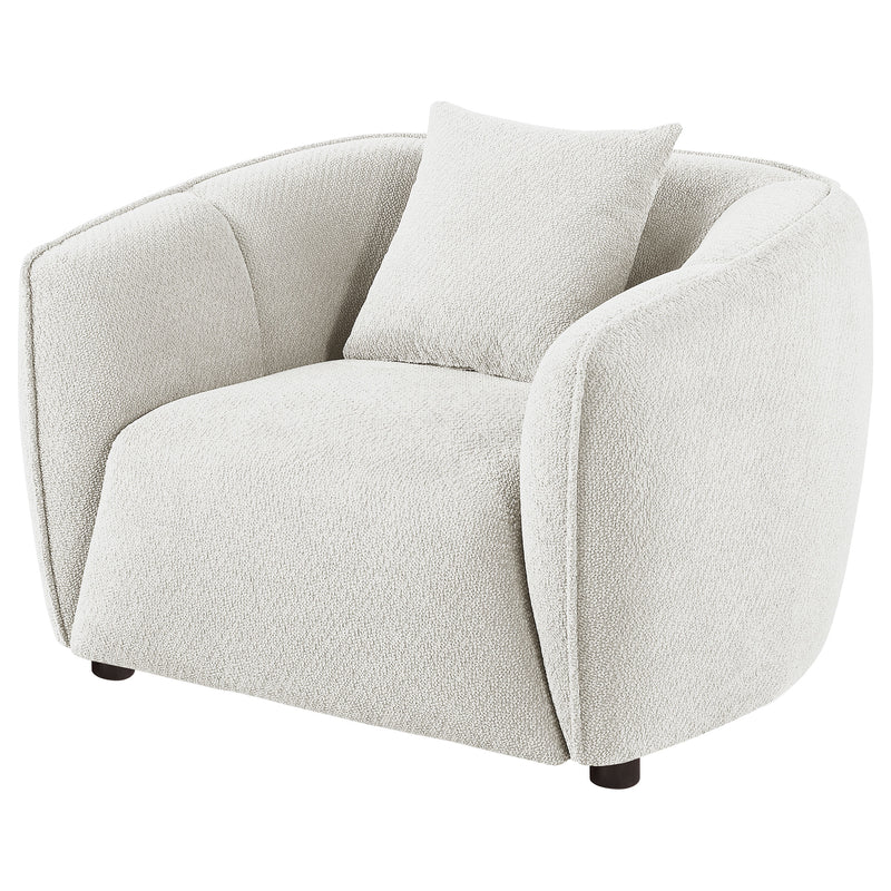 Sillón decorativo tapizado en chenilla Aleisha, color amarillo mostaza
