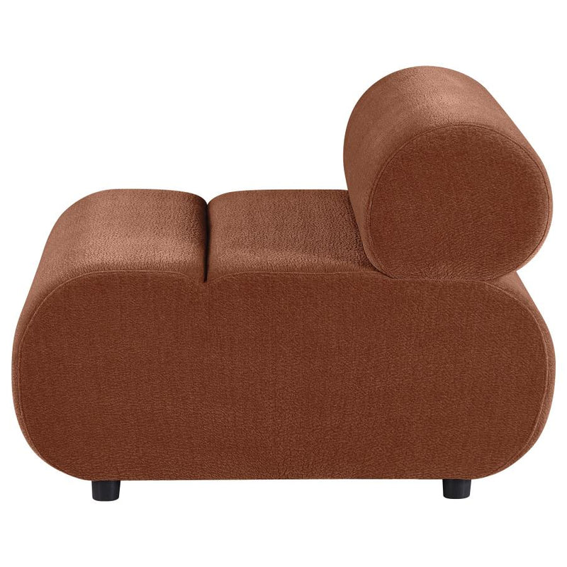Byrne Chenille Upholstered Armless Chair