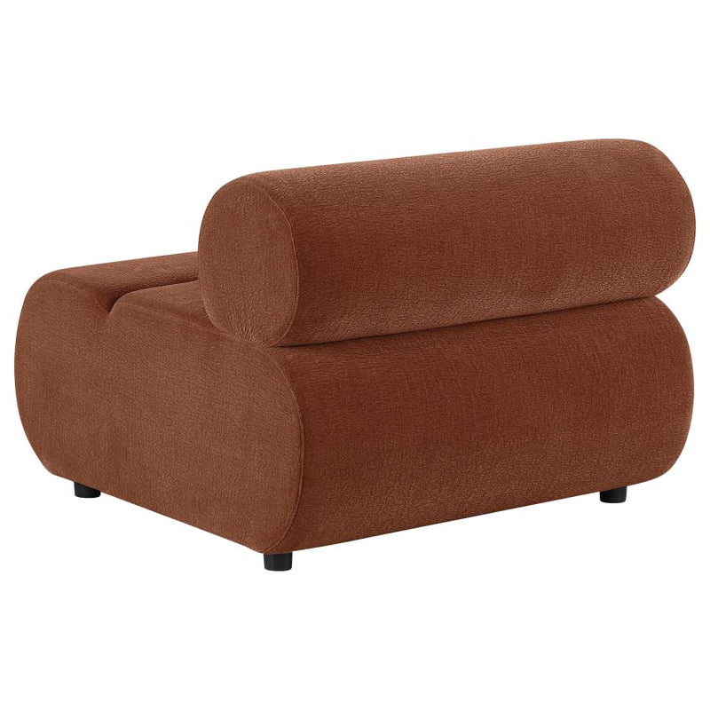 Byrne Chenille Upholstered Armless Chair