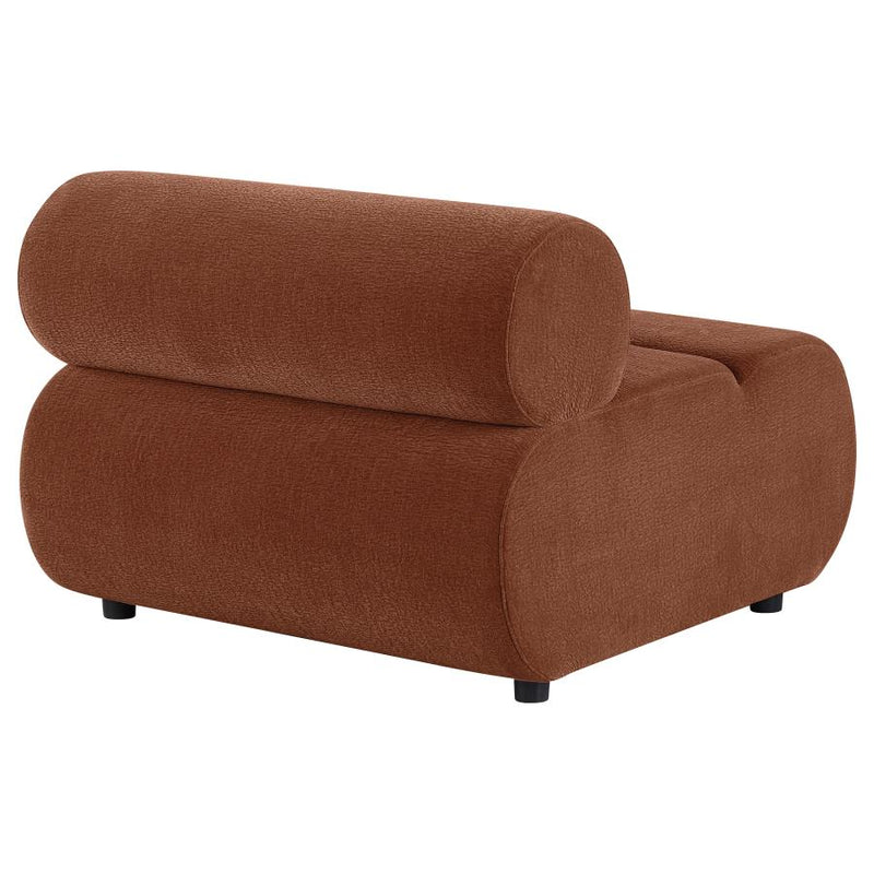 Byrne Chenille Upholstered Armless Chair