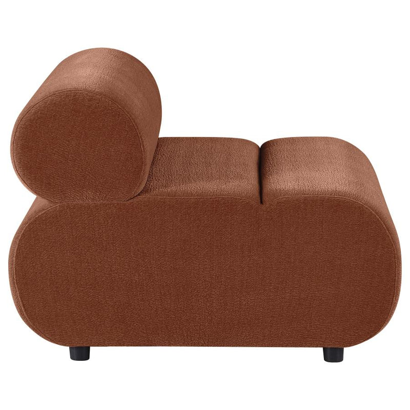 Byrne Chenille Upholstered Armless Chair