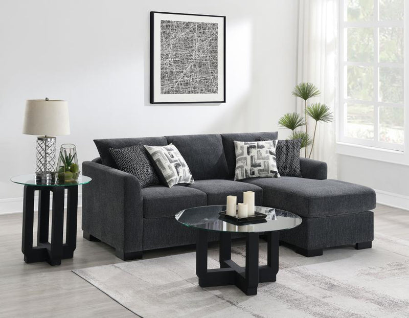 Sofá Seccional Chaise con Cama Tapizado Storey