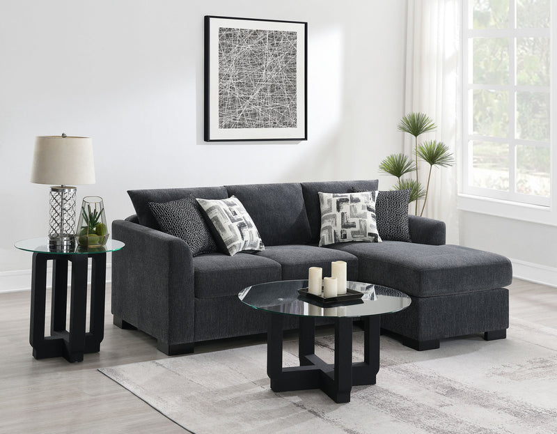 Sofá Seccional Chaise con Cama Tapizado Storey