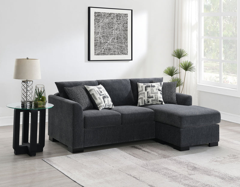 Sofá Seccional Chaise con Cama Tapizado Storey