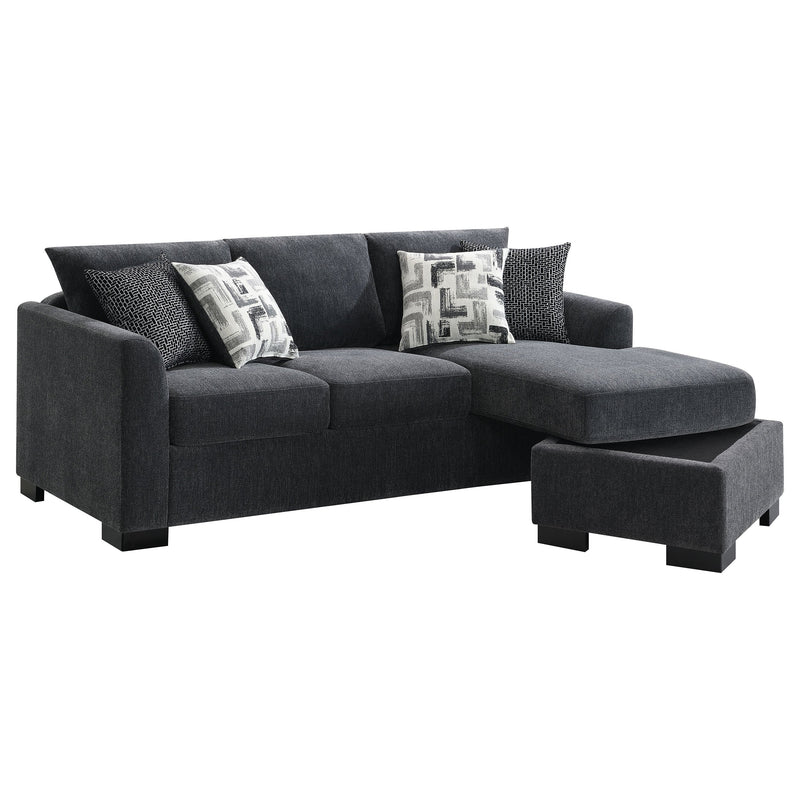 Sofá Seccional Chaise con Cama Tapizado Storey