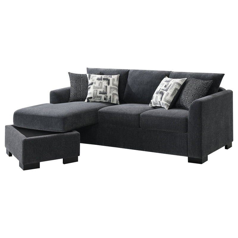 Sofá Seccional Chaise con Cama Tapizado Storey
