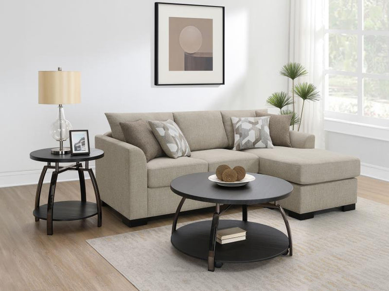 Sofá Seccional Chaise con Cama Tapizado Storey
