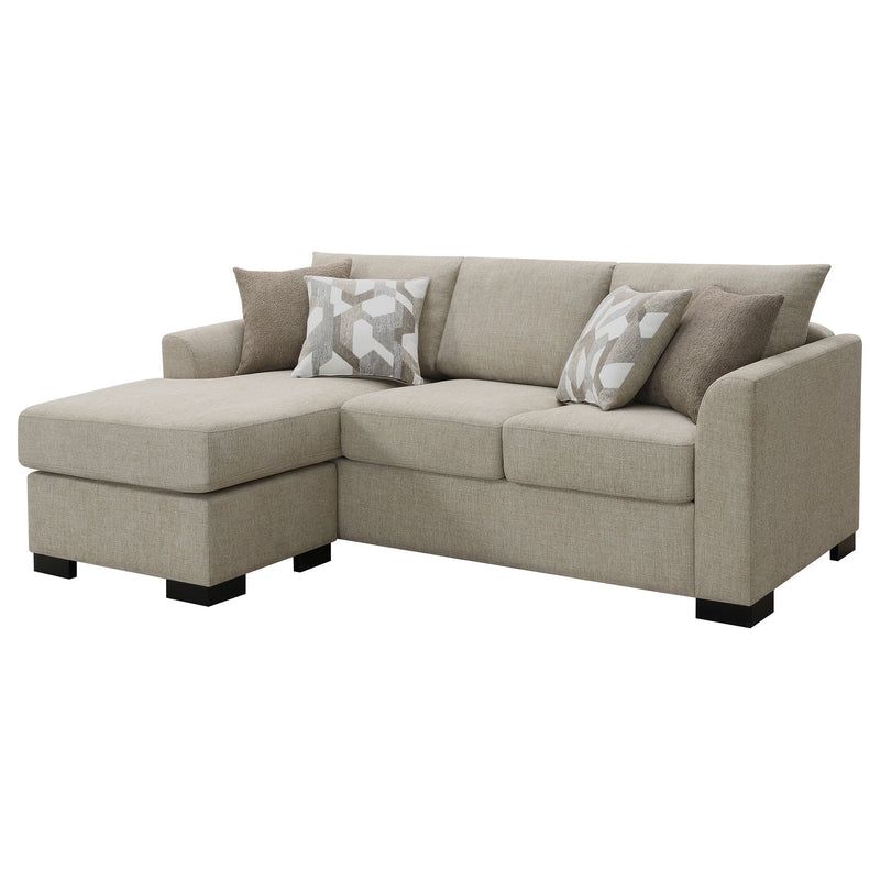 Sofá Seccional Chaise con Cama Tapizado Storey