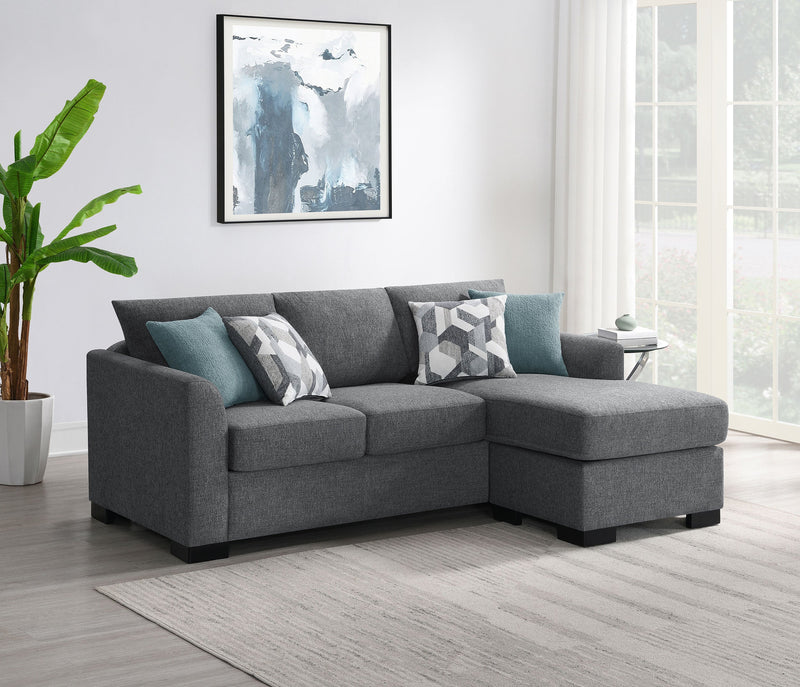 Sofá Seccional Chaise con Cama Tapizado Storey