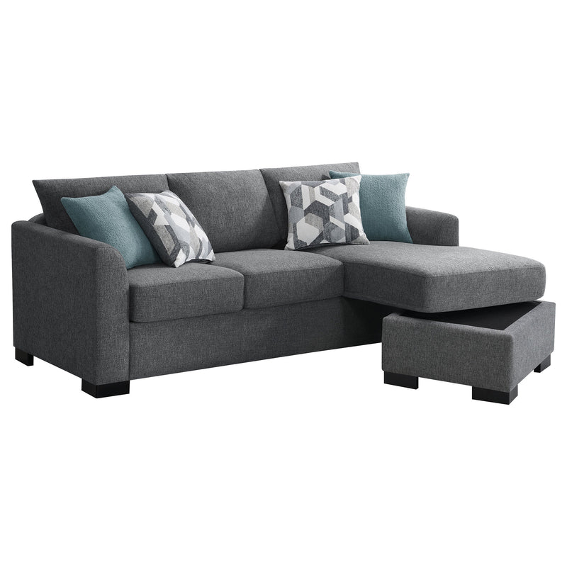 Sofá Seccional Chaise con Cama Tapizado Storey