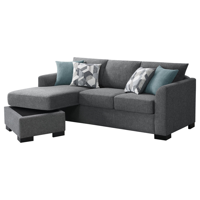 Sofá Seccional Chaise con Cama Tapizado Storey