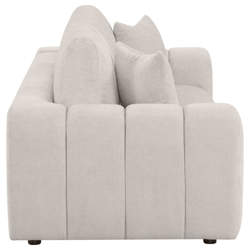 Burnett Chenille Upholstered Wide Arm Sofa