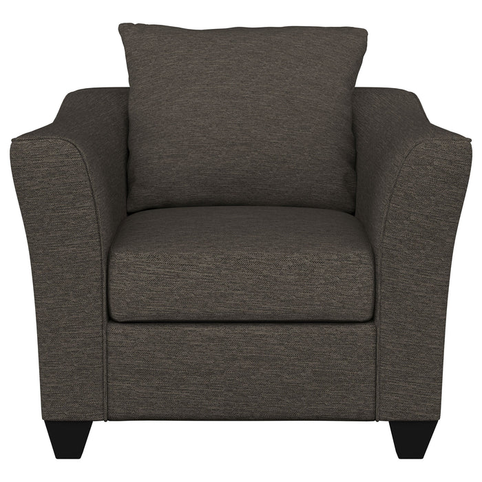 Salizar Upholstered Flared Arm Accent Chair