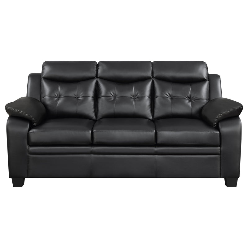 Finley Upholstered Padded Arm Tufted Sofa Set