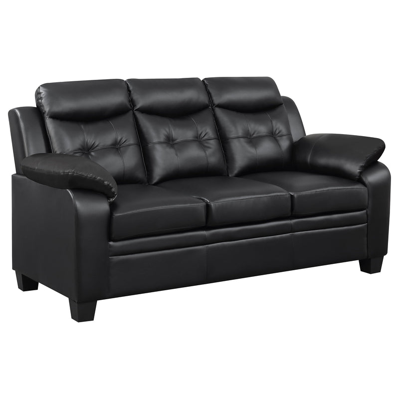 Finley Upholstered Padded Arm Tufted Sofa Set