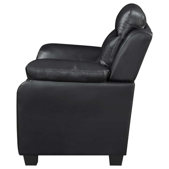 Finley Tufted Upholstered Chair Black