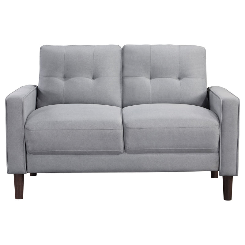 Bowen Upholstered Track Arm Tufted Loveseat