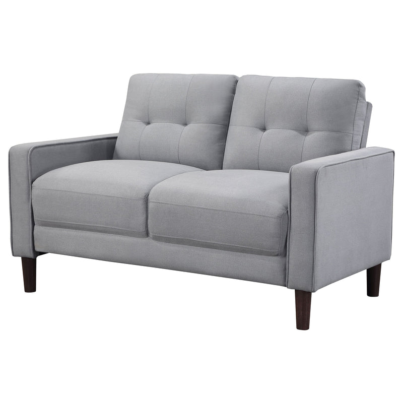 Bowen Upholstered Track Arm Tufted Loveseat