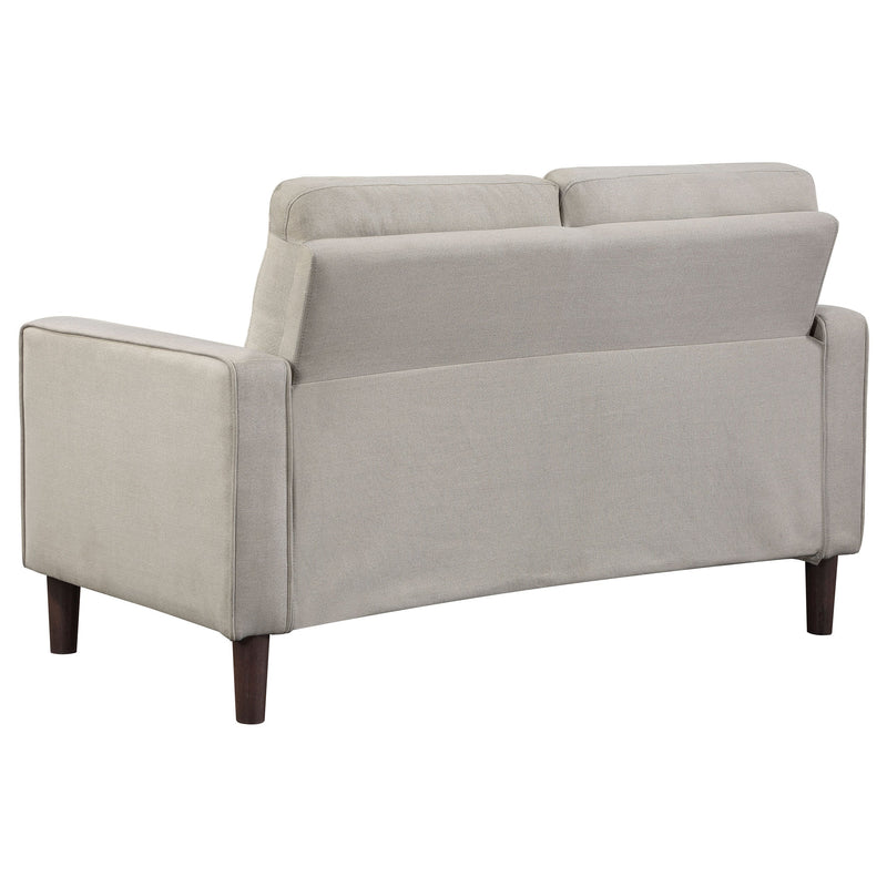 Bowen Upholstered Track Arm Tufted Loveseat