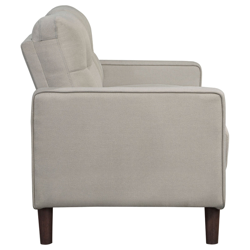 Bowen Upholstered Track Arm Tufted Loveseat
