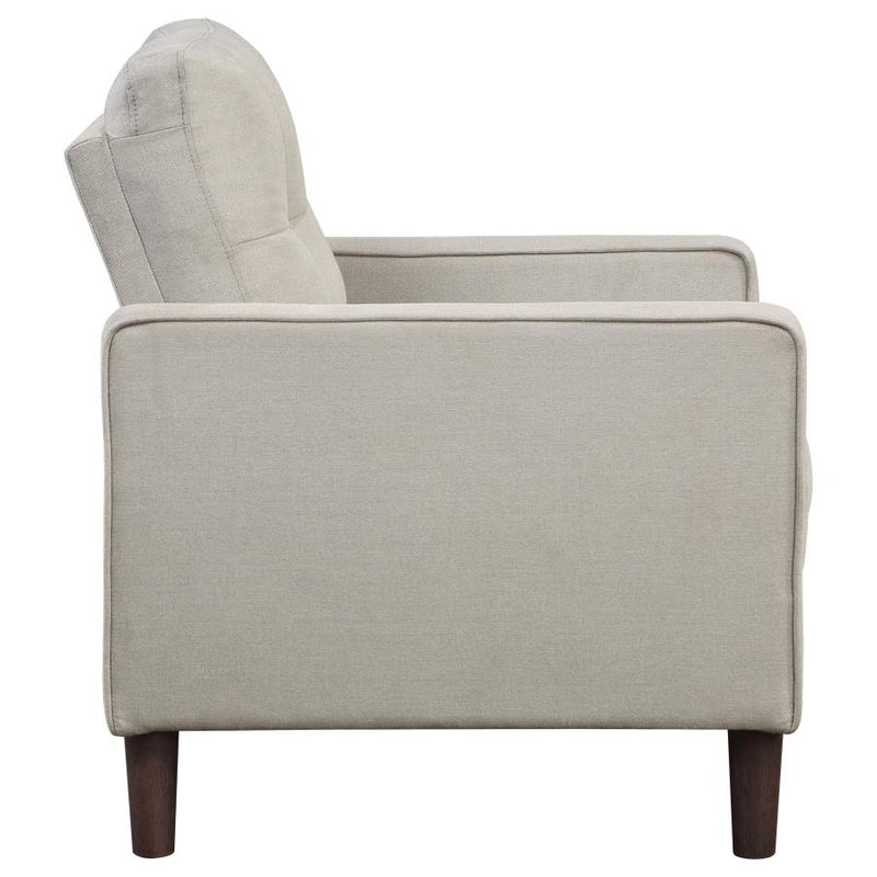 Bowen Upholstered Track Arm Tufted Accent Chair