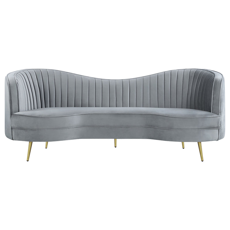 Sophia Upholstered Channel Tufted Sofa