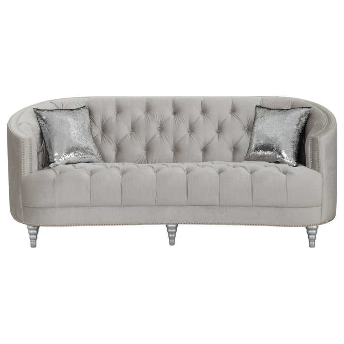 Avonlea 2-piece Tufted Living Room Set Grey