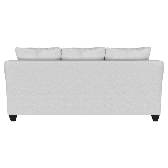 Salizar Upholstered Flared Arm Sofa Charcoal Grey