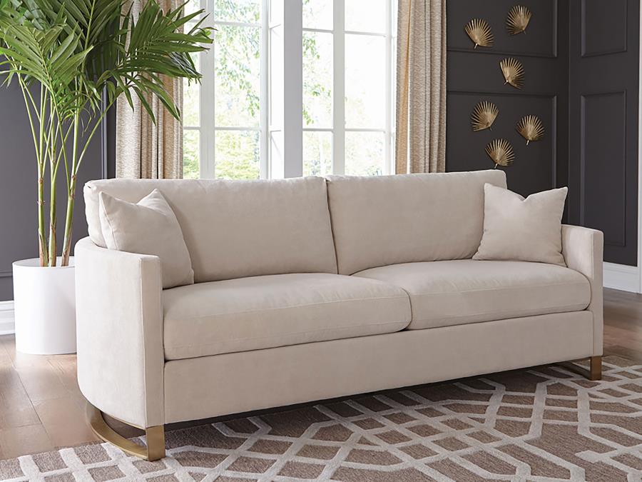 Corliss Upholstered Curved Track Arm Sofa