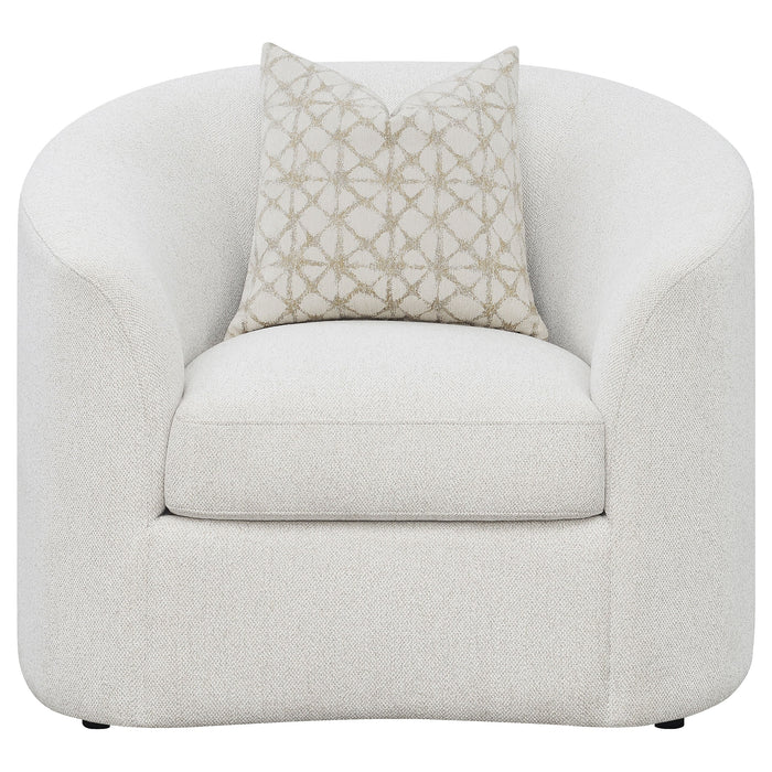 Rainn 2-piece Upholstered Tight Back Living Room Set Latte