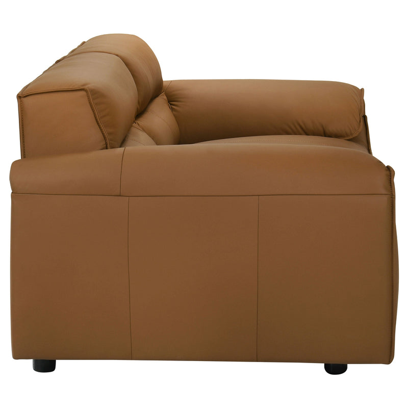 Buxton Leather Upholstered Sofa Set