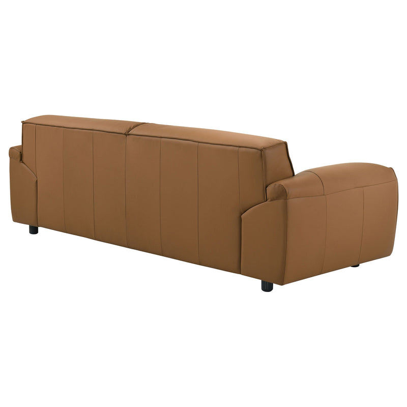 Buxton Top Grain Leather Upholstered Sofa