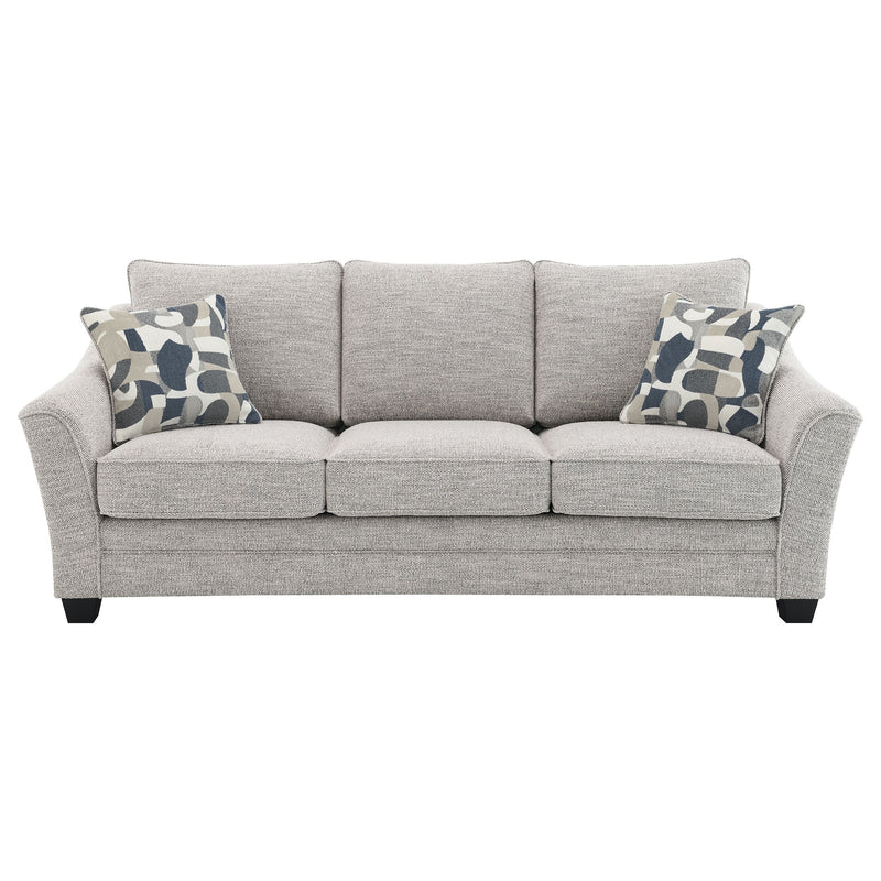 Sofá tapizado Tomkins Boucle Gris Claro