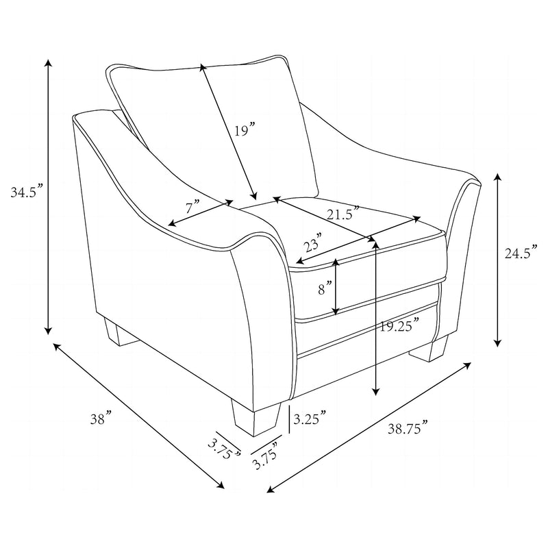 Sillón tapizado Tomkins Boucle gris claro