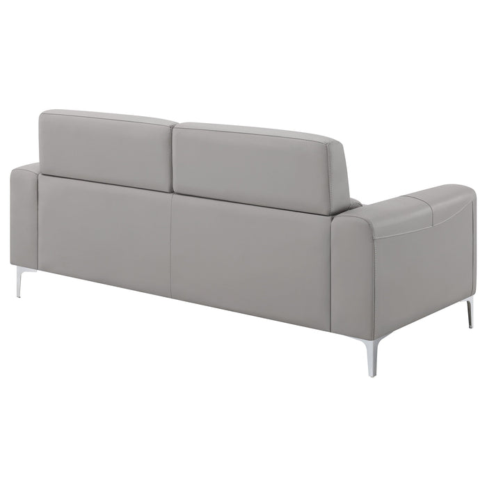 Glenmark Track Arm Upholstered Sofa Taupe