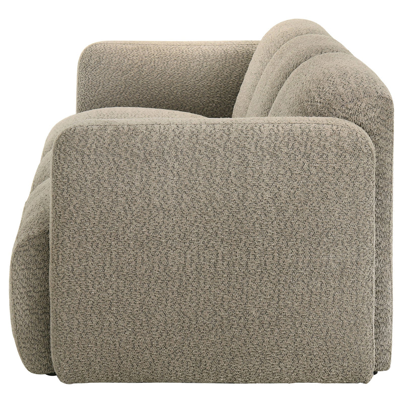 Dorset Fabric Upholstered Round Track Arm Sofa