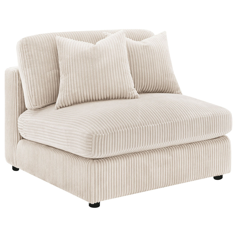 Sillón tapizado sin brazos Blaine