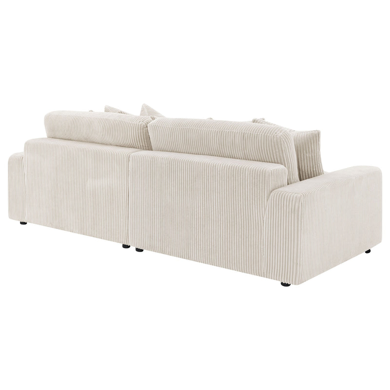 Sofá seccional Blaine tapizado con chaise reversible