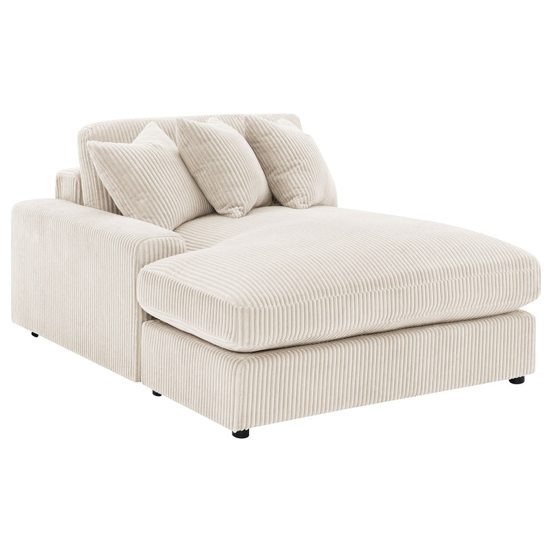 Sofá seccional Blaine tapizado con chaise reversible