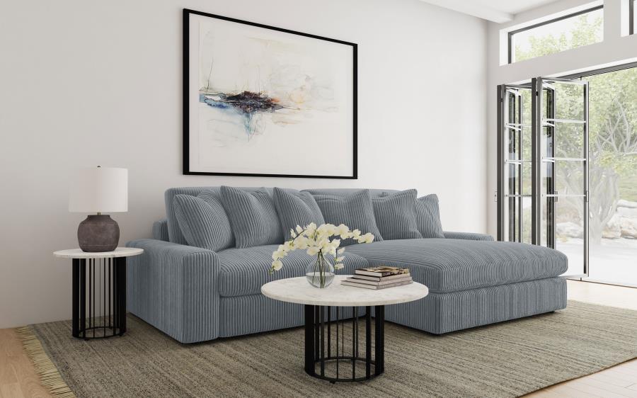 Blaine Upholstered Reversible Chaise Sectional Sofa