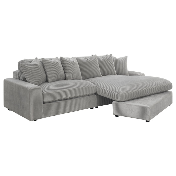 Blaine Upholstered Reversible Sectional Sofa Sand