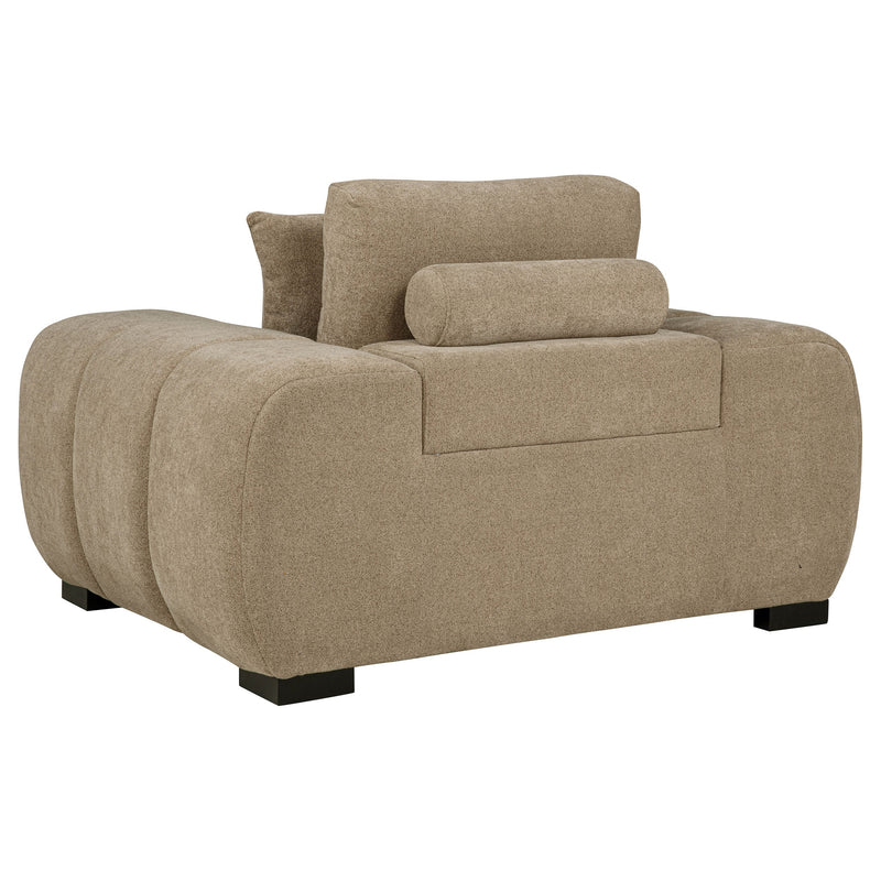 Sillón decorativo Octavia con reposabrazos cuadrados tapizados