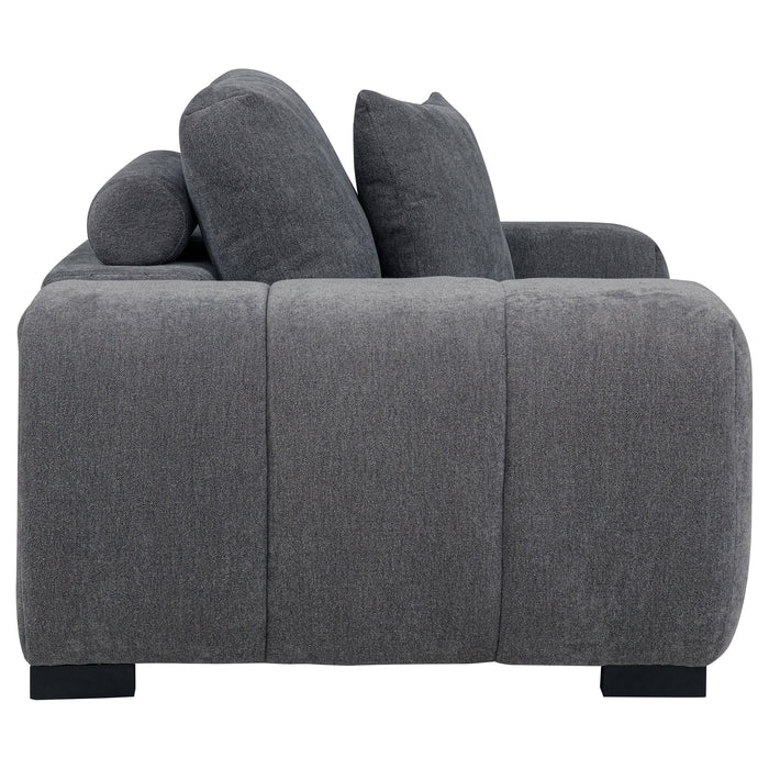Octavia Upholstered Track Arm Accent Chair