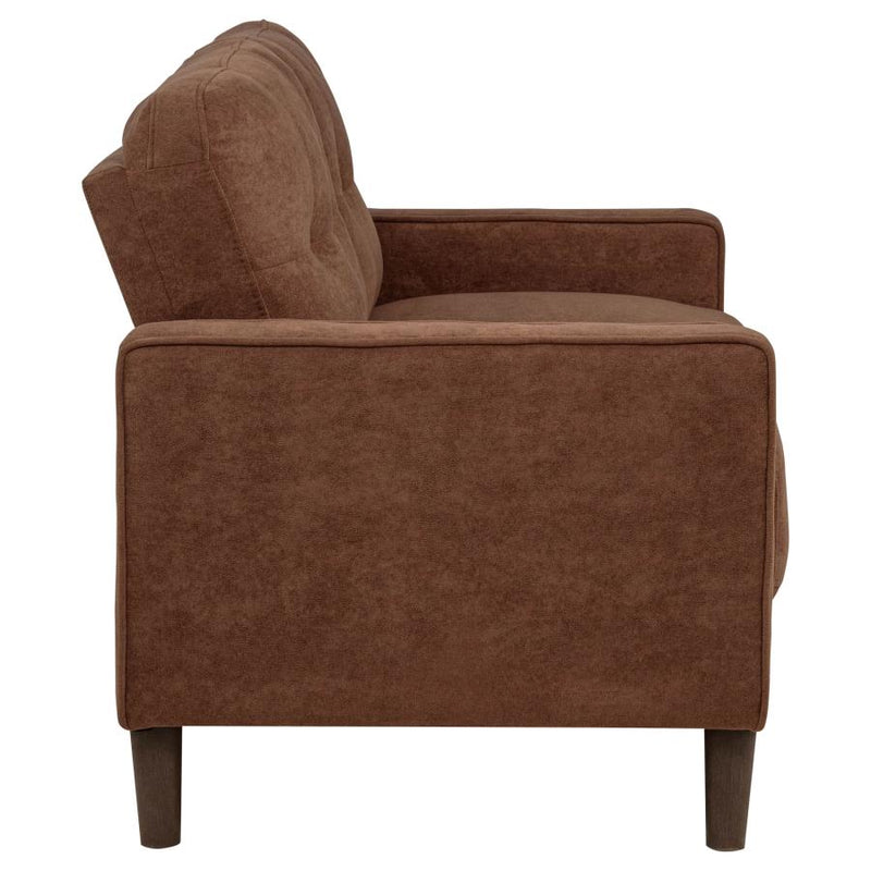 Bowen II Fabric Upholstered Track Arm Loveseat