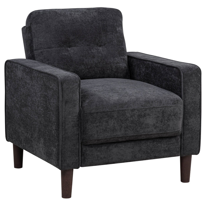 Bowen II Fabric Upholstered Track Arm Accent Chair