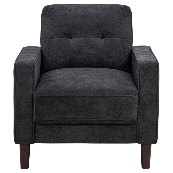 Bowen II Fabric Upholstered Track Arm Accent Chair