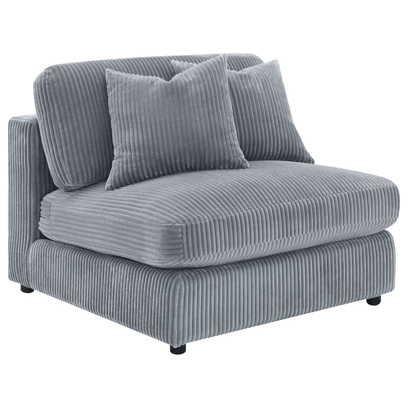 Sillón tapizado sin brazos Blaine