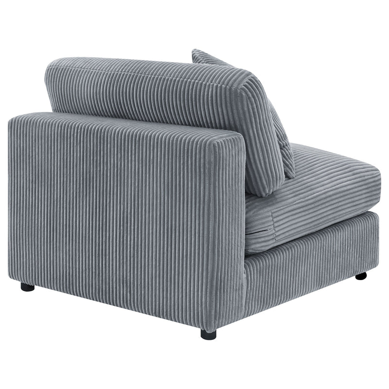 Sillón tapizado sin brazos Blaine